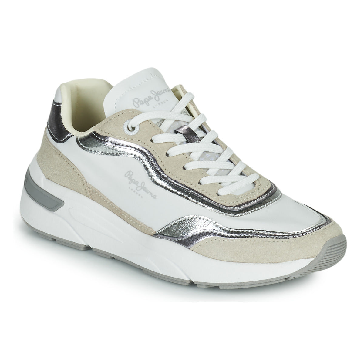 Sneakers basse Donna Pepe jeans ARROW LAYER Bianco