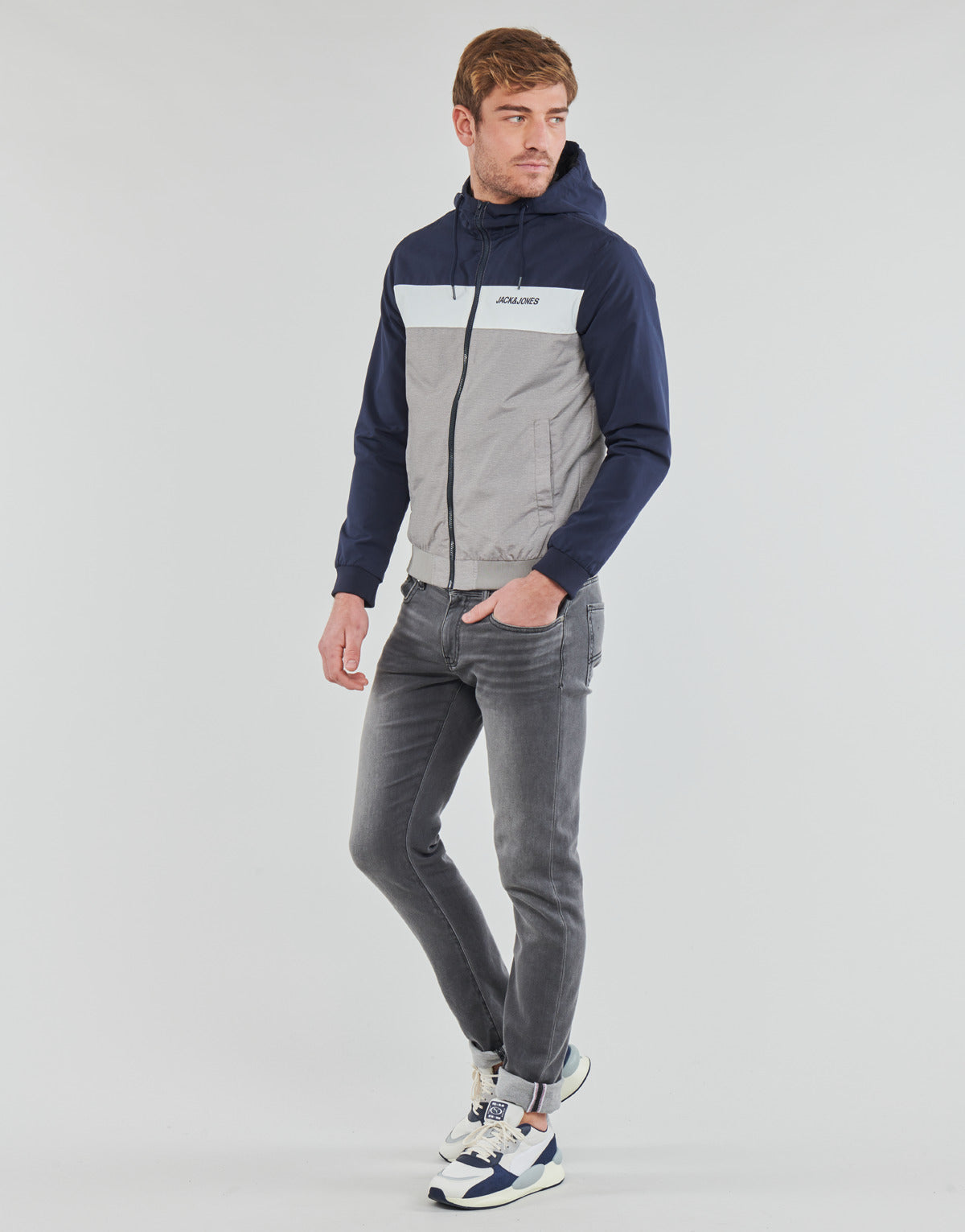 Giubbotto Uomo Jack & Jones JJERUSH Marine