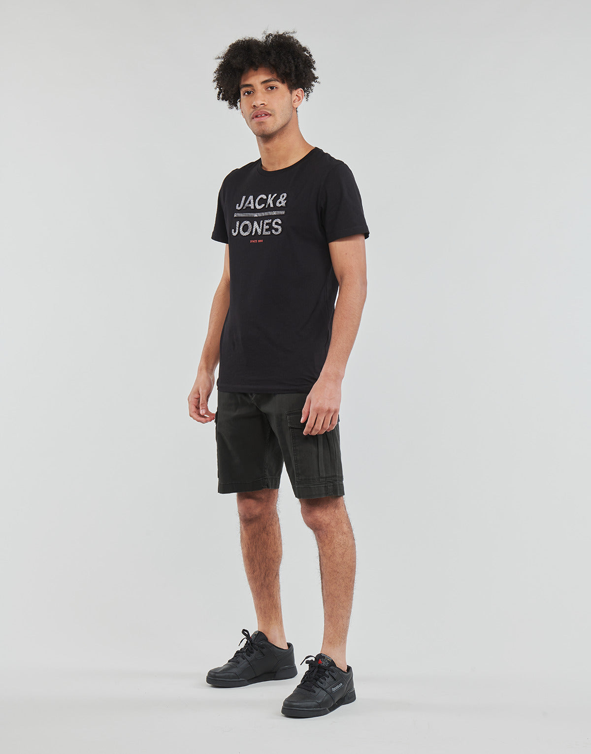 Pantaloni corti Uomo Jack & Jones JPSTJOE Nero