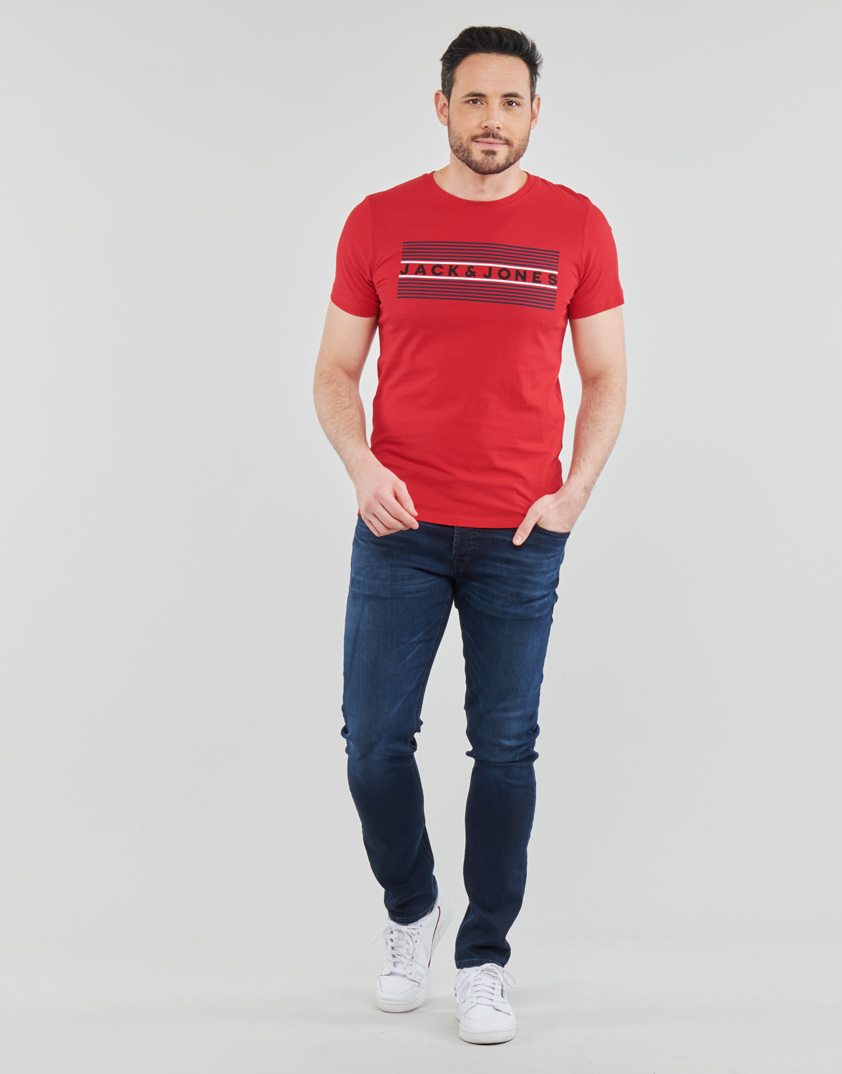 Jeans Slim Uomo Jack & Jones JJIGLENN Blu