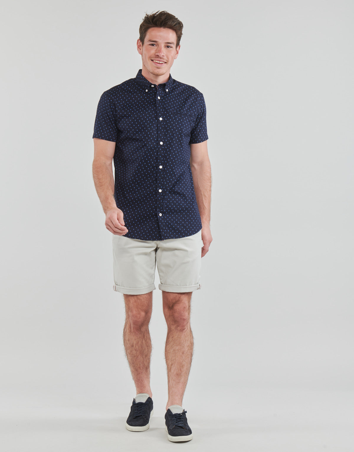 Pantaloni corti Uomo Jack & Jones  JPSTBOWIE  Grigio