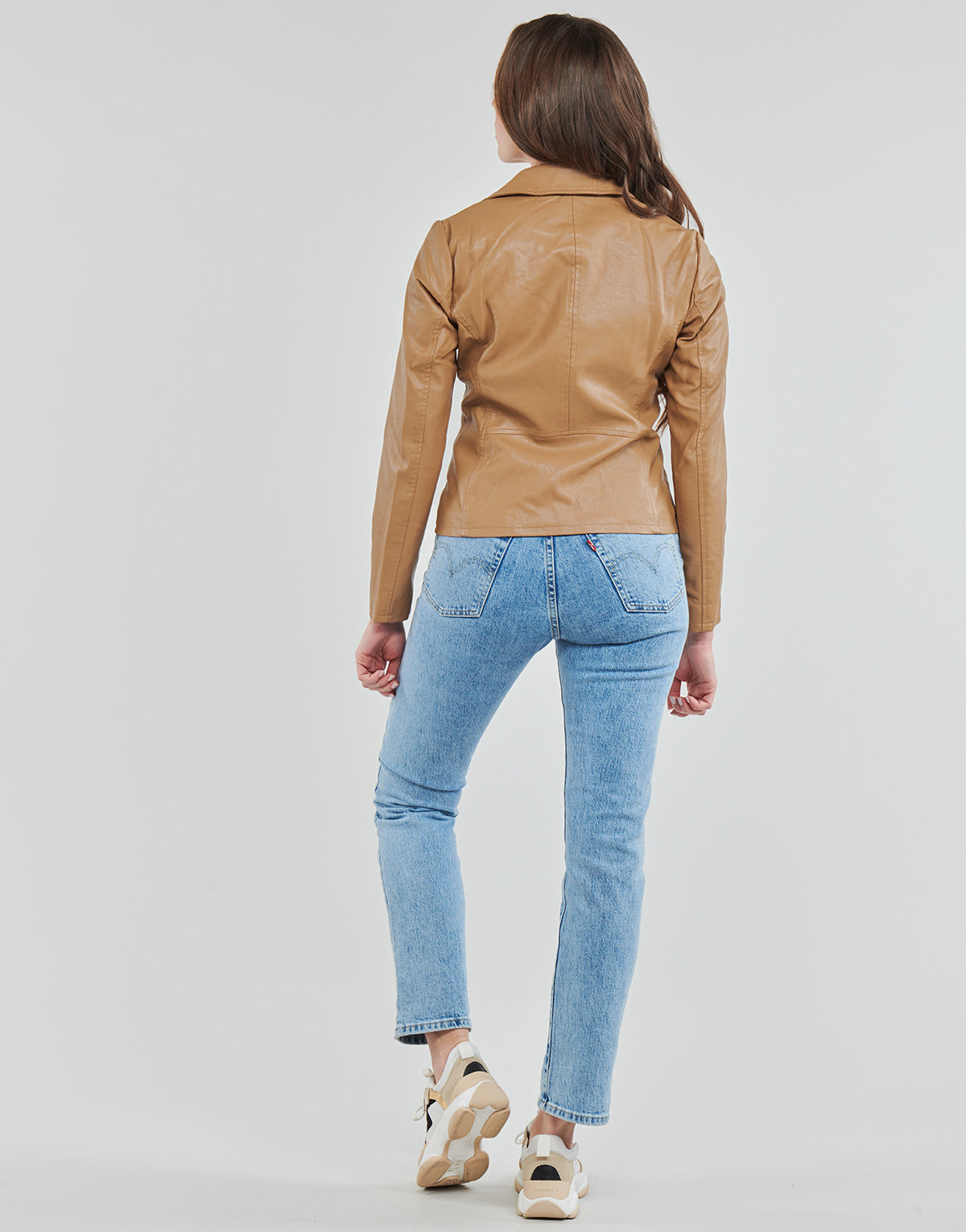 Giacca in pelle Donna Only ONLMELISA Marrone