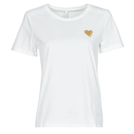 T-shirt Donna Only  ONLKITA  Bianco