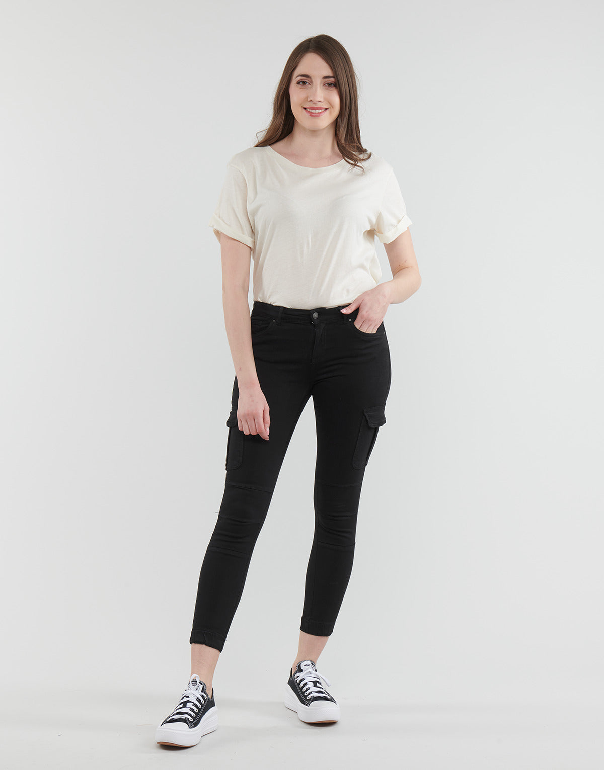 Pantalone Cargo Donna Only ONLMISSOURI Nero