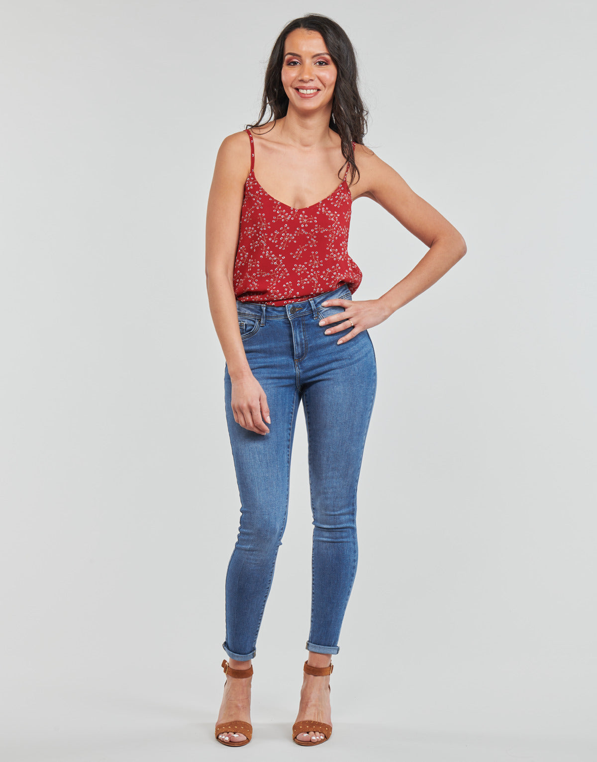 Jeans Slim Donna Vero Moda VMTANYA Blu