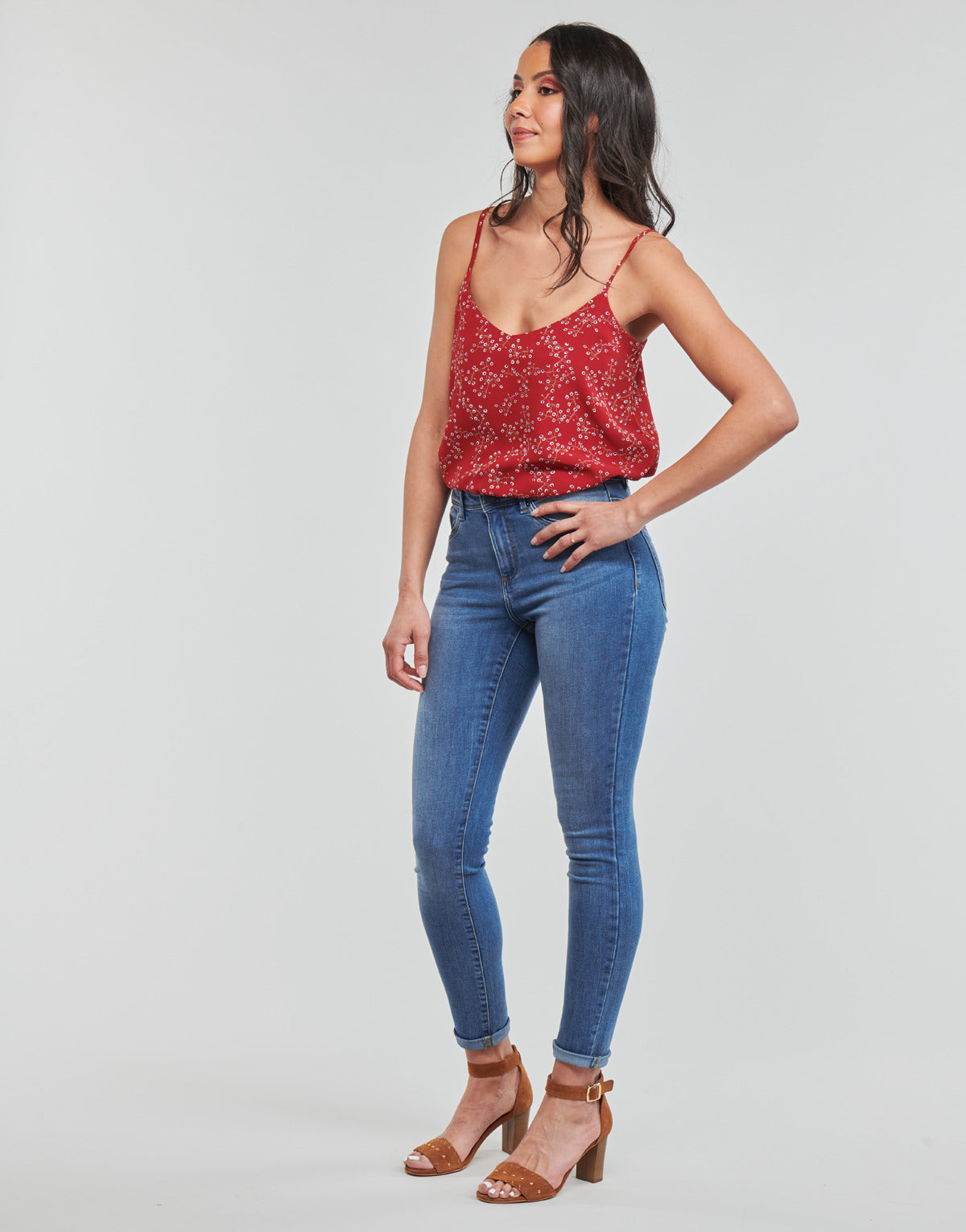 Jeans Slim Donna Vero Moda VMTANYA Blu