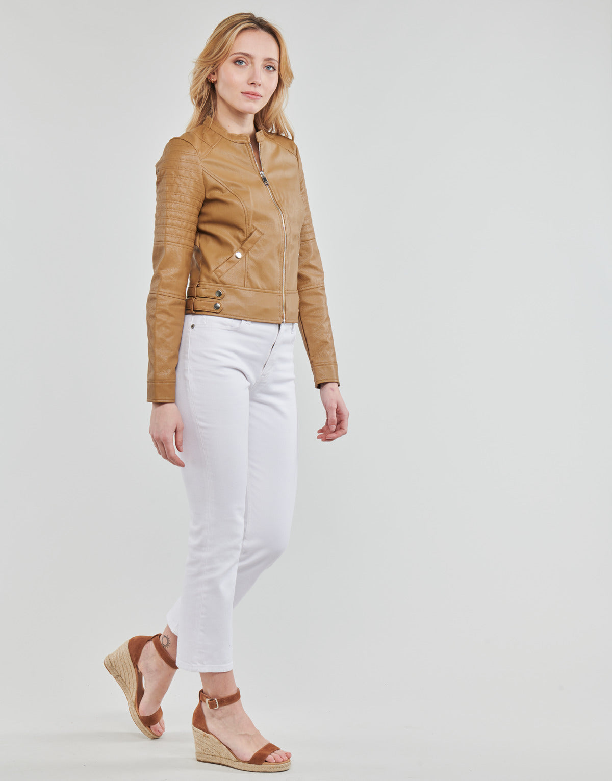 Giacca in pelle Donna Vero Moda  VMLOVE  Marrone