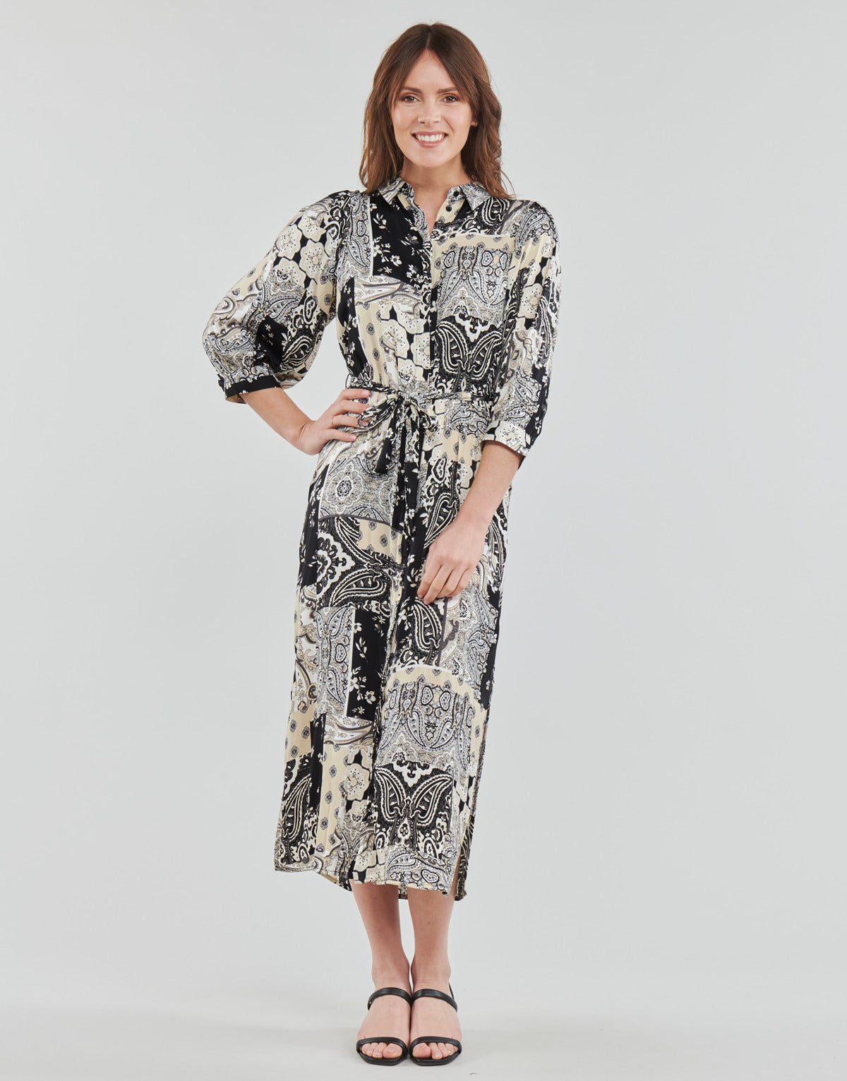 Abito lungo Donna Vero Moda VMGIGI Grigio