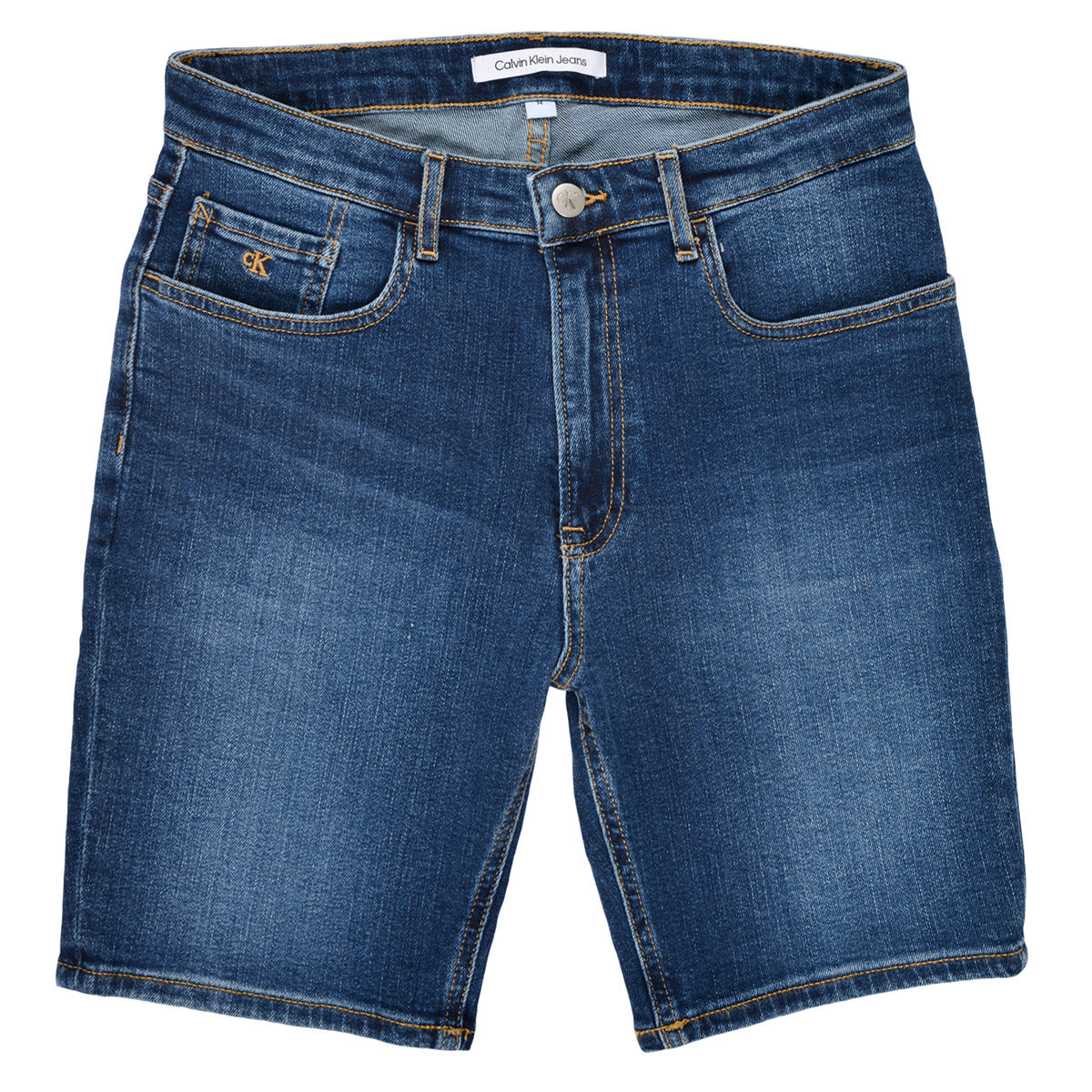 Pantaloni corti ragazzo Calvin Klein Jeans REGULAR SHORT ESS BLUE Blu