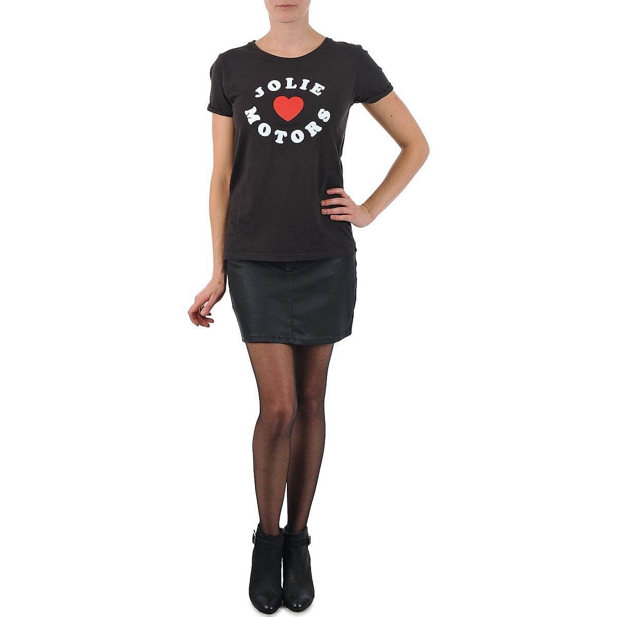 T-shirt Donna Kulte LOUISA JOLIEMOTOR 101954 NOIR Nero