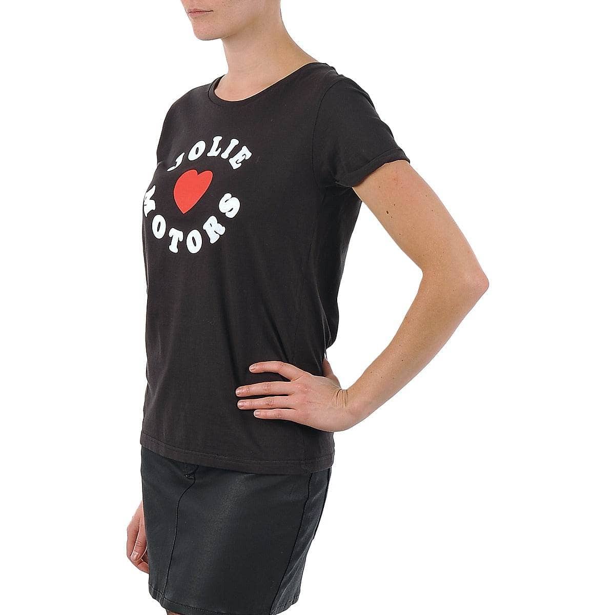 T-shirt Donna Kulte LOUISA JOLIEMOTOR 101954 NOIR Nero