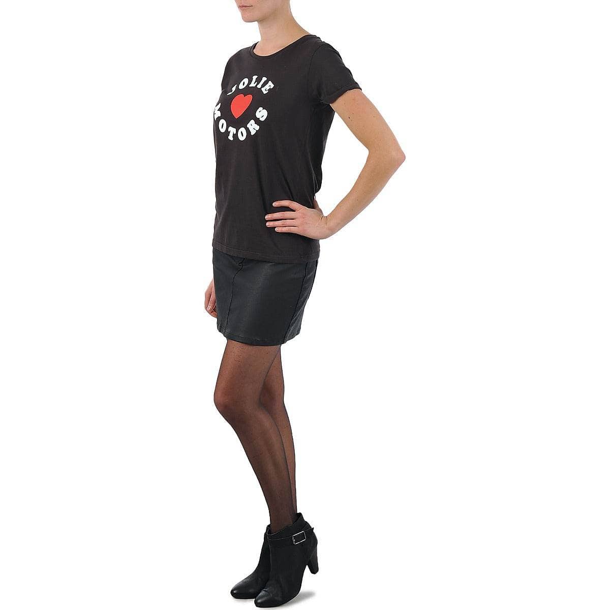 T-shirt Donna Kulte LOUISA JOLIEMOTOR 101954 NOIR Nero