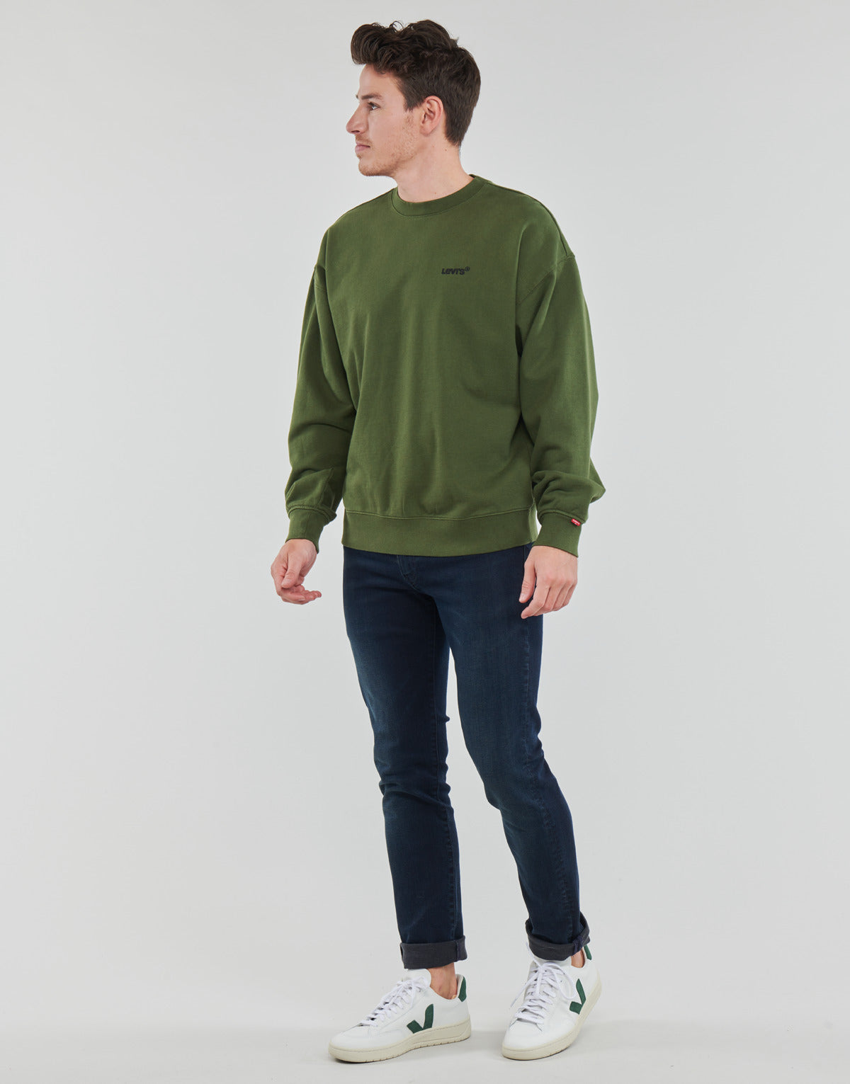 Felpa Uomo Levis  MT-FLEECE  Verde