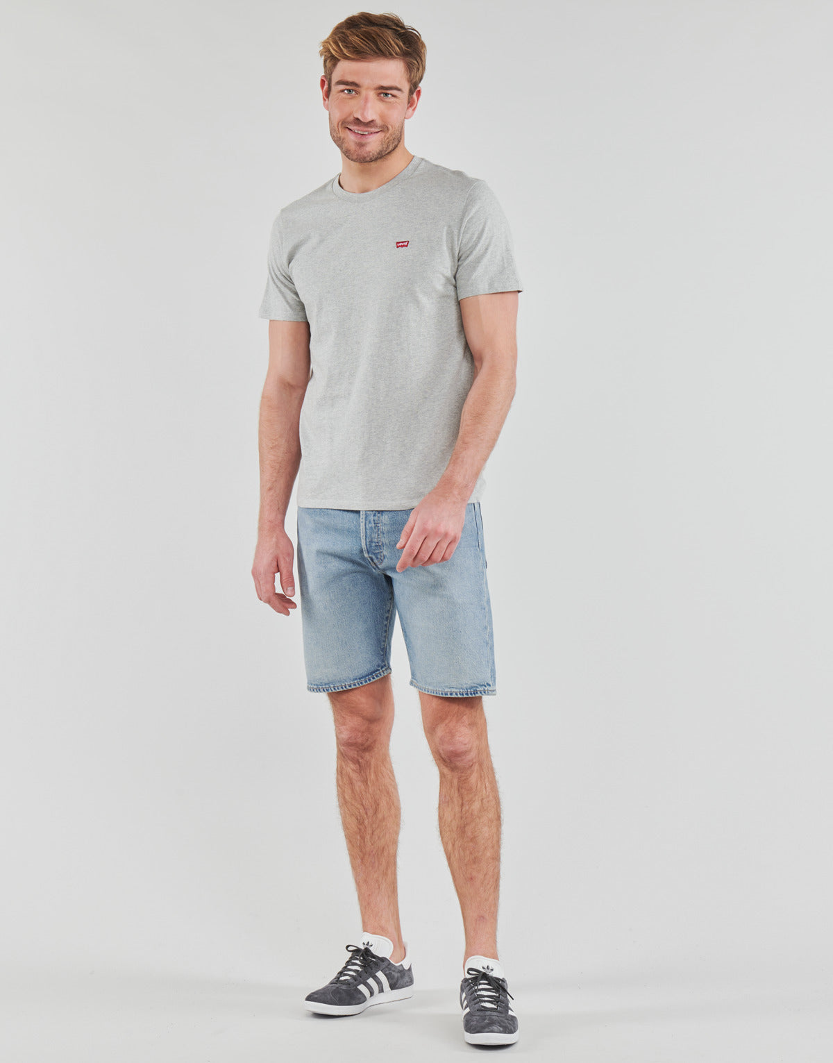 Pantaloni corti Uomo Levis  501® HEMMED SHORT  Blu