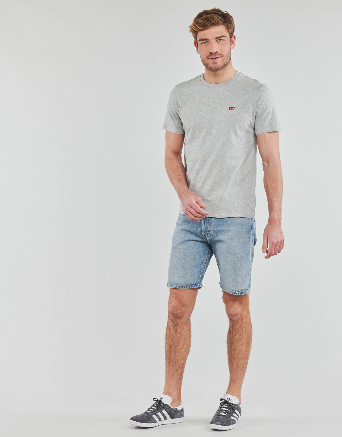 Pantaloni corti Uomo Levis  501® HEMMED SHORT  Blu