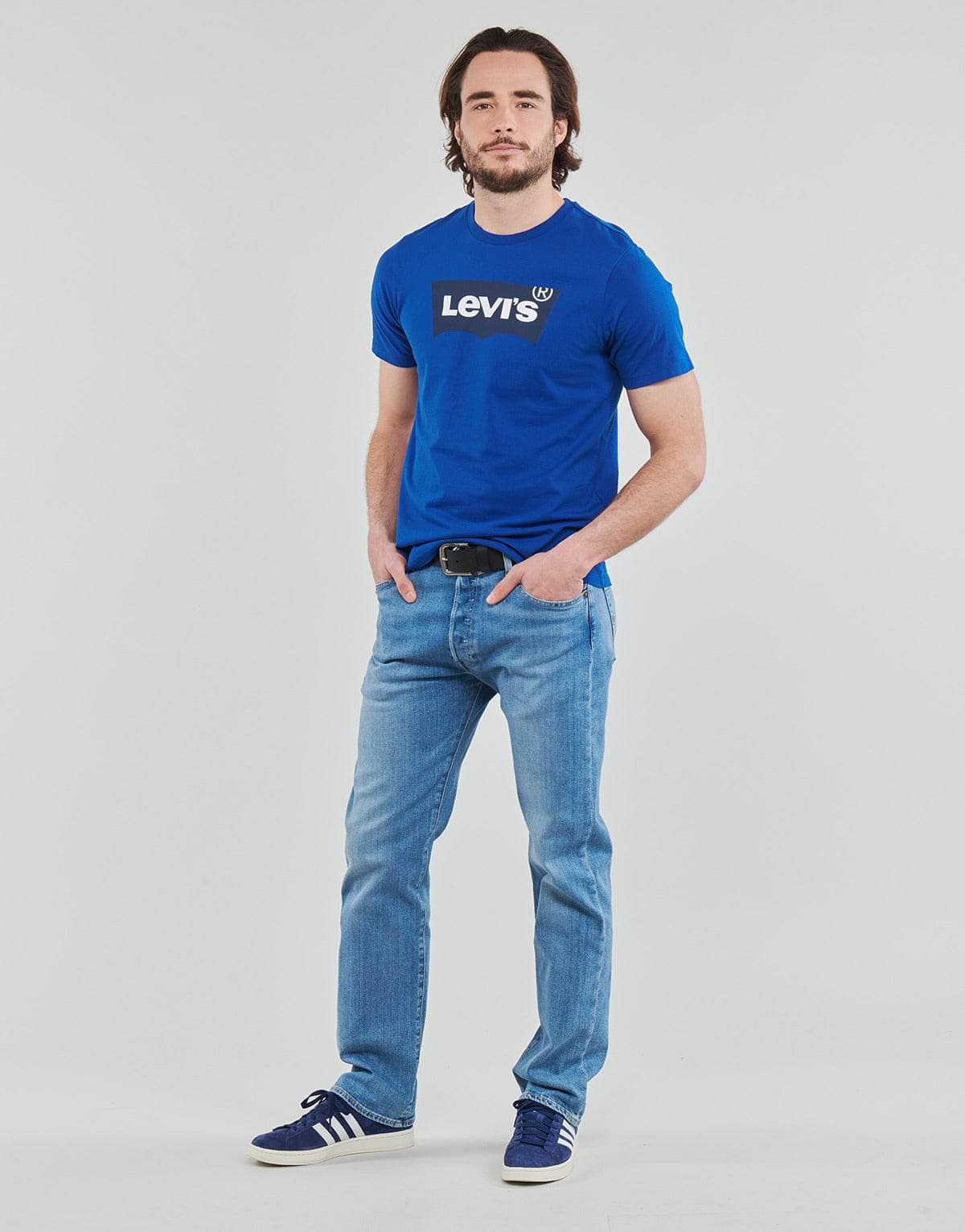 T-shirt Uomo Levis GRAPHIC CREWNECK TEE Blu