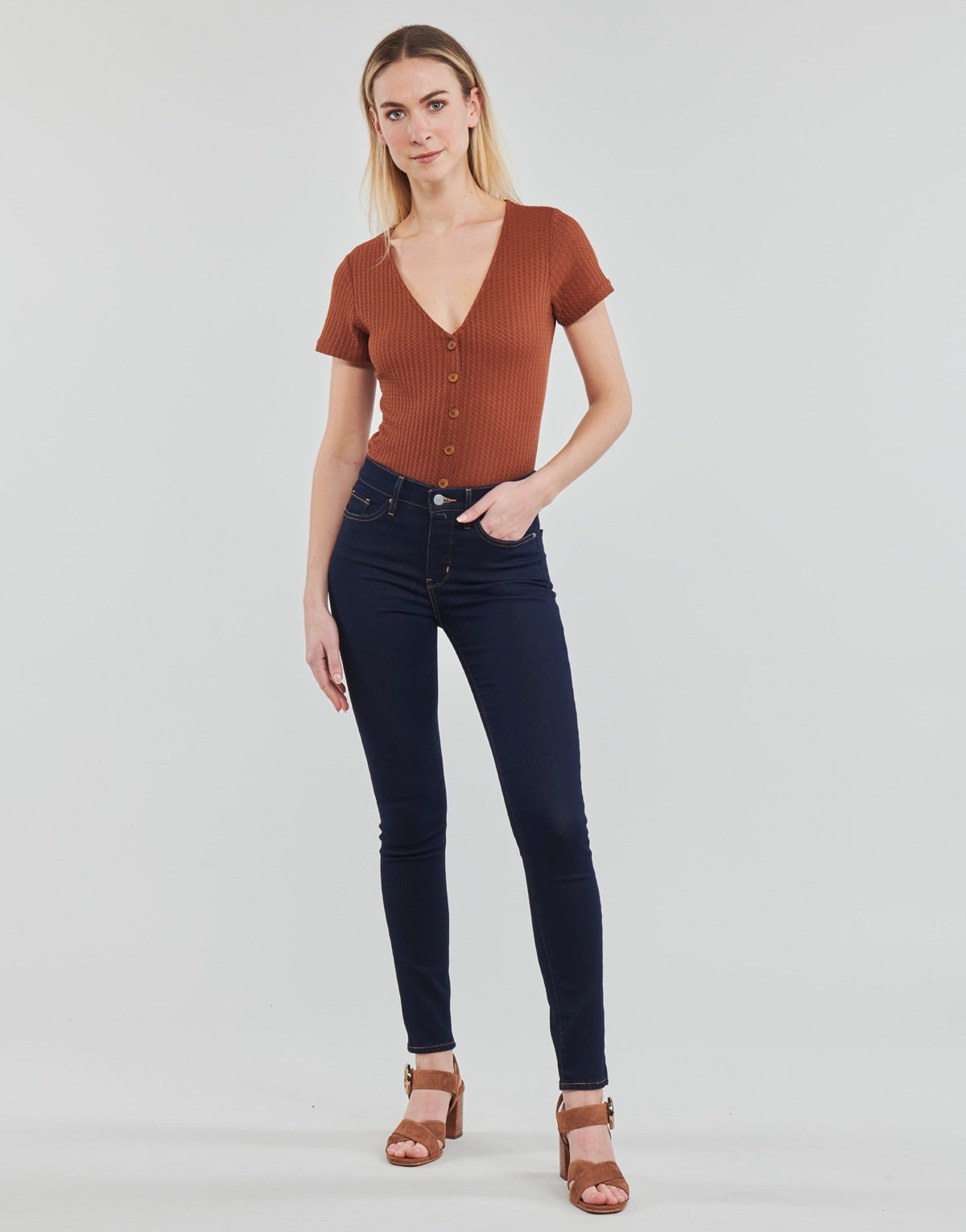 Jeans skynny Donna Levis 311 SHAPING SKINNY Marine