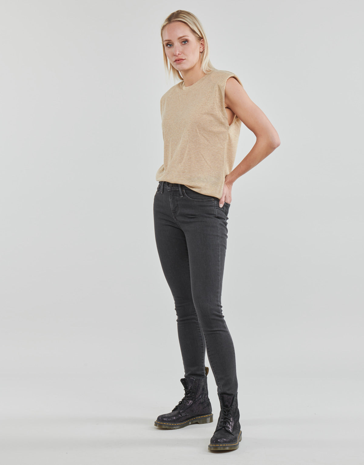 Jeans skynny Donna Levis 311 SHAPING SKINNY Nero