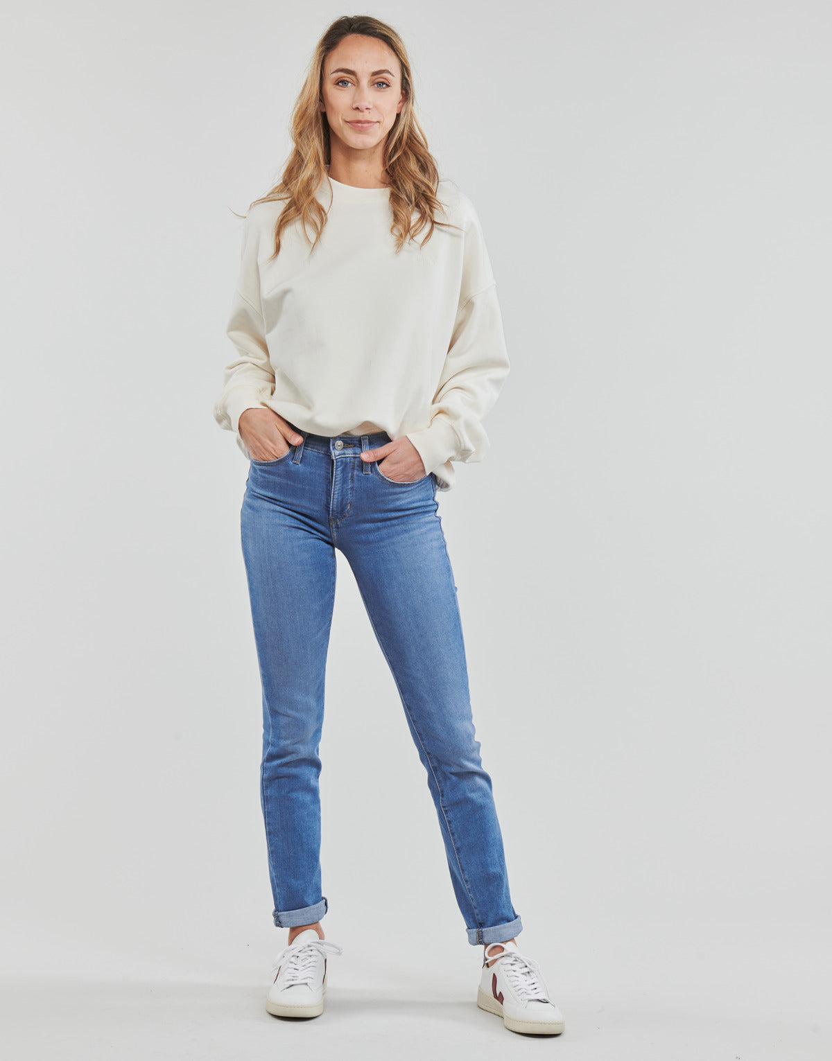 Jeans Slim Donna Levis  312 SHAPING SLIM  Blu