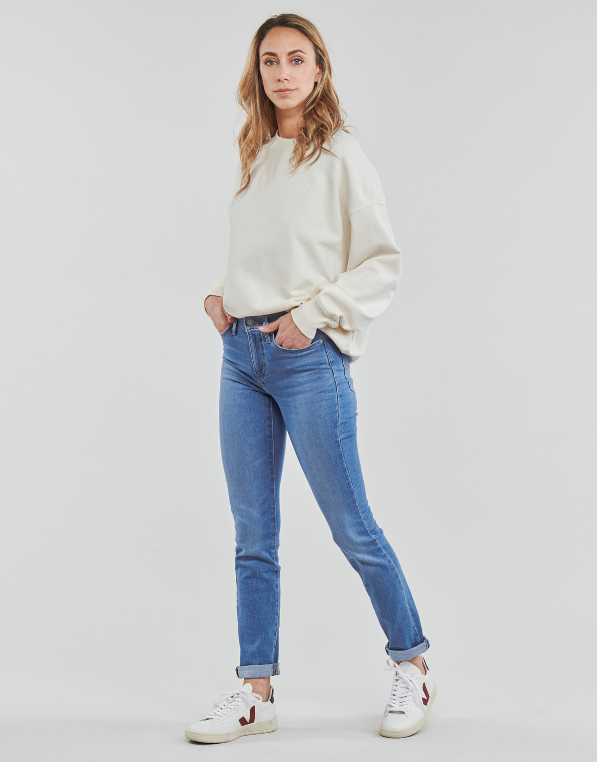 Jeans Slim Donna Levis  312 SHAPING SLIM  Blu