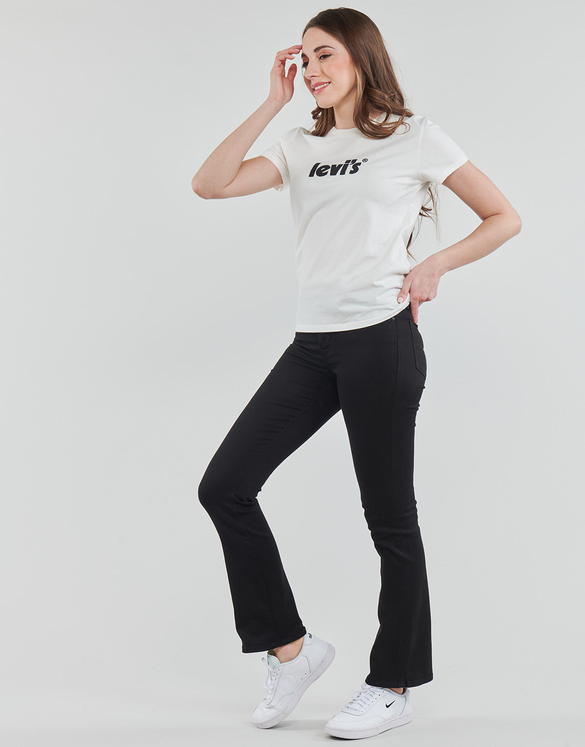 Jeans Bootcut Donna Levis  315 SHAPING BOOT  Nero