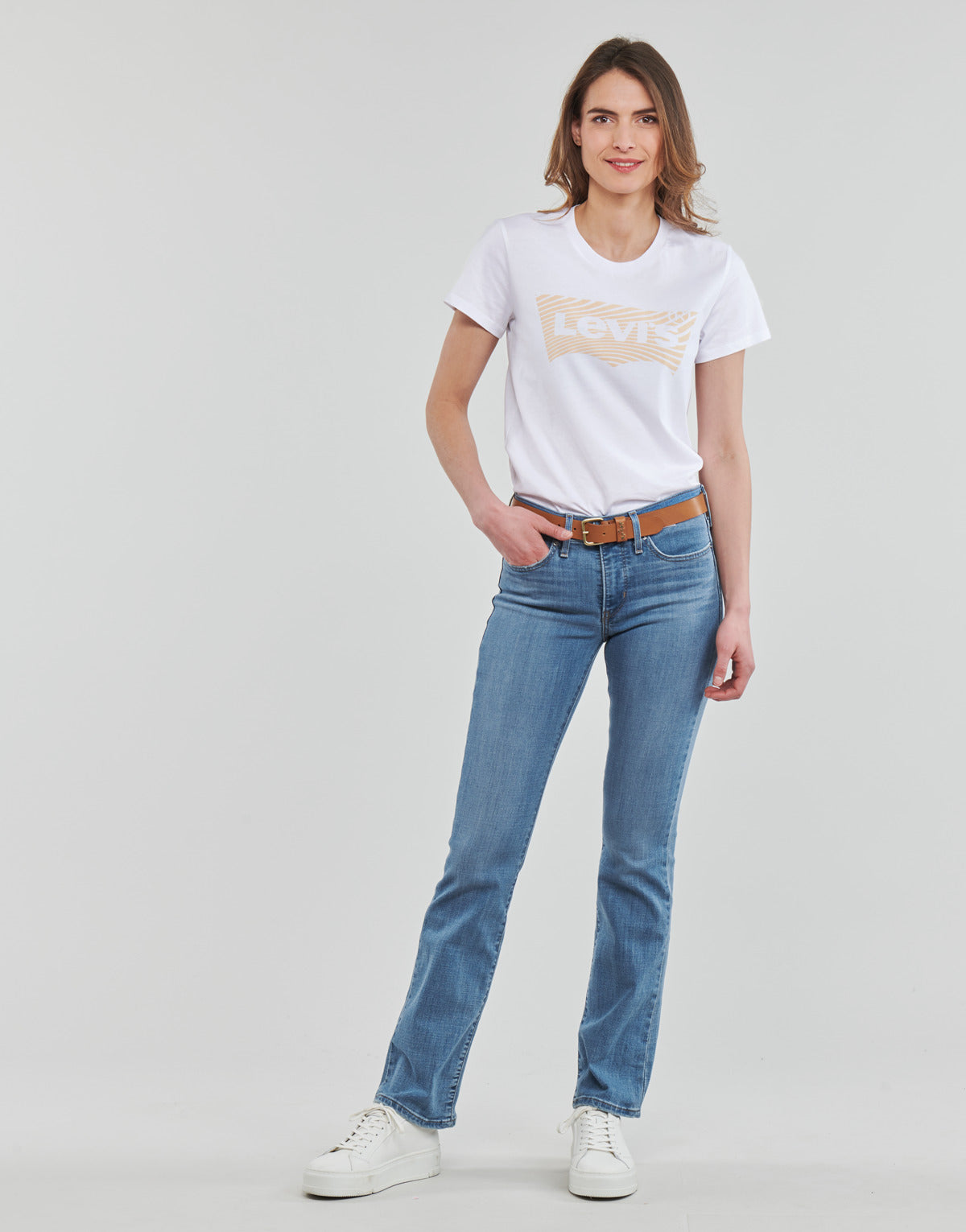 Jeans Bootcut Donna Levis  315 SHAPING BOOT  Blu