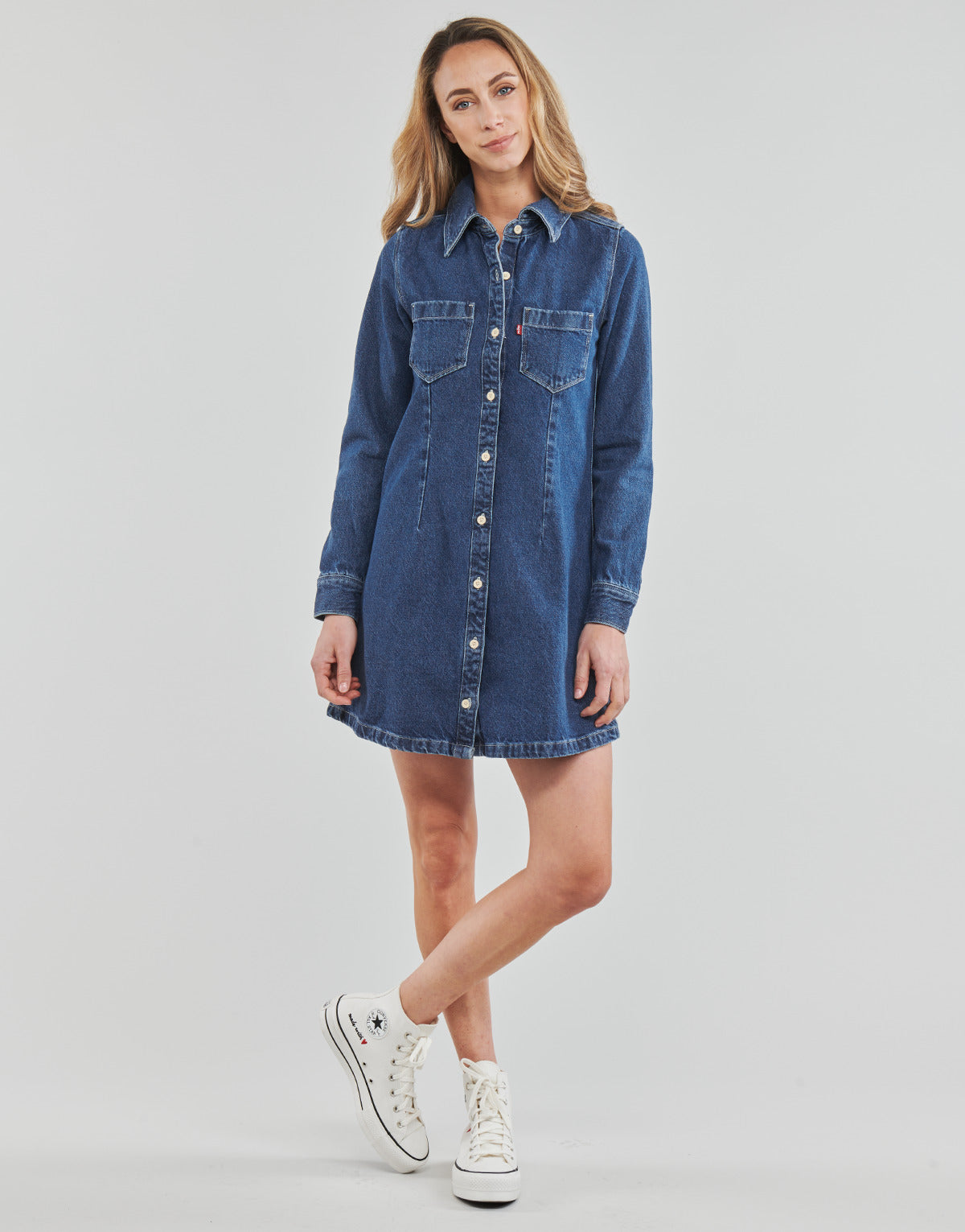 Abito corto Donna Levis  SABINE MINI DRESS  Blu