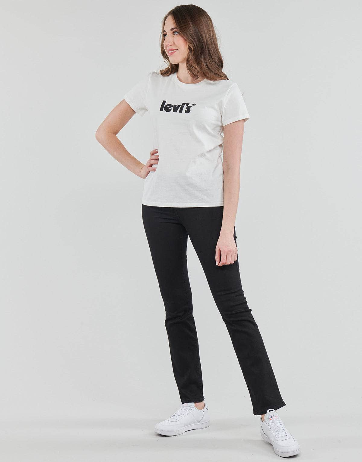 T-shirt Donna Levis THE PERFECT TEE Bianco