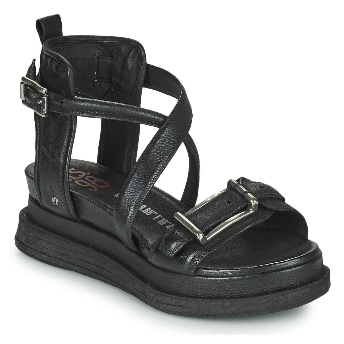 Sandali Donna Airstep / A.S.98 LAGOS BUCKLE Nero