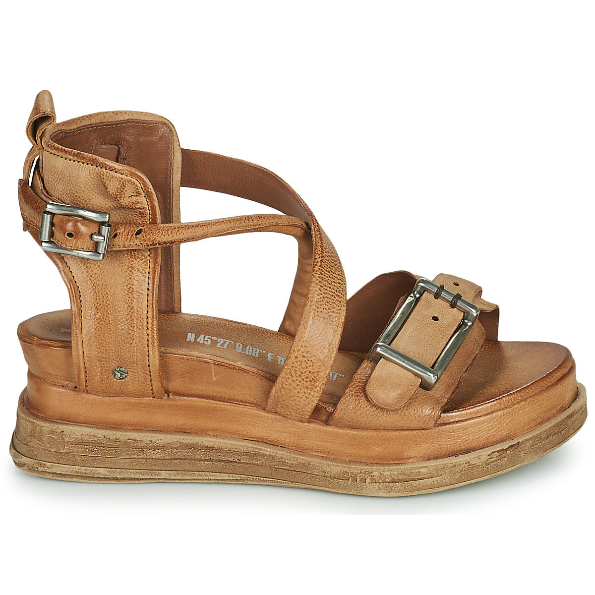 Sandali Donna Airstep / A.S.98 LAGOS BUCKLE Marrone