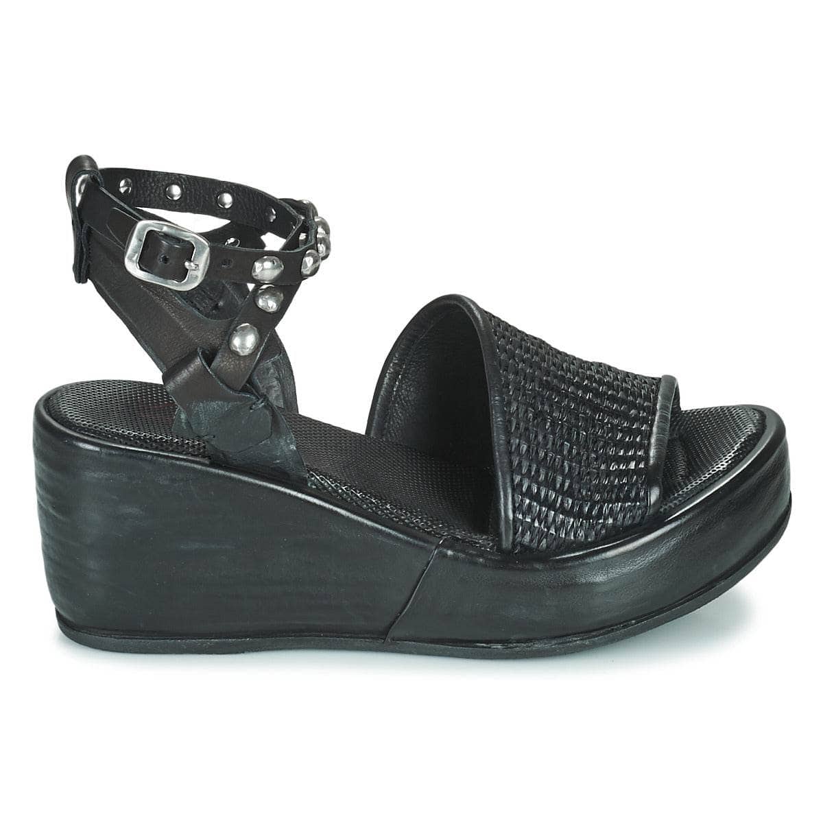 Sandali Donna Airstep / A.S.98 ARCA RAFIA Nero