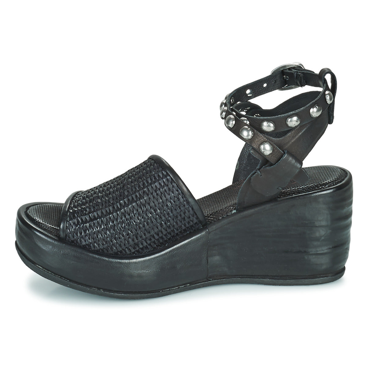Sandali Donna Airstep / A.S.98 ARCA RAFIA Nero