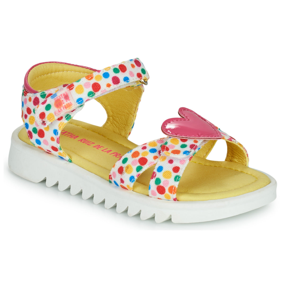 Sandali bambini ragazza Agatha Ruiz de la Prada SMILES Bianco