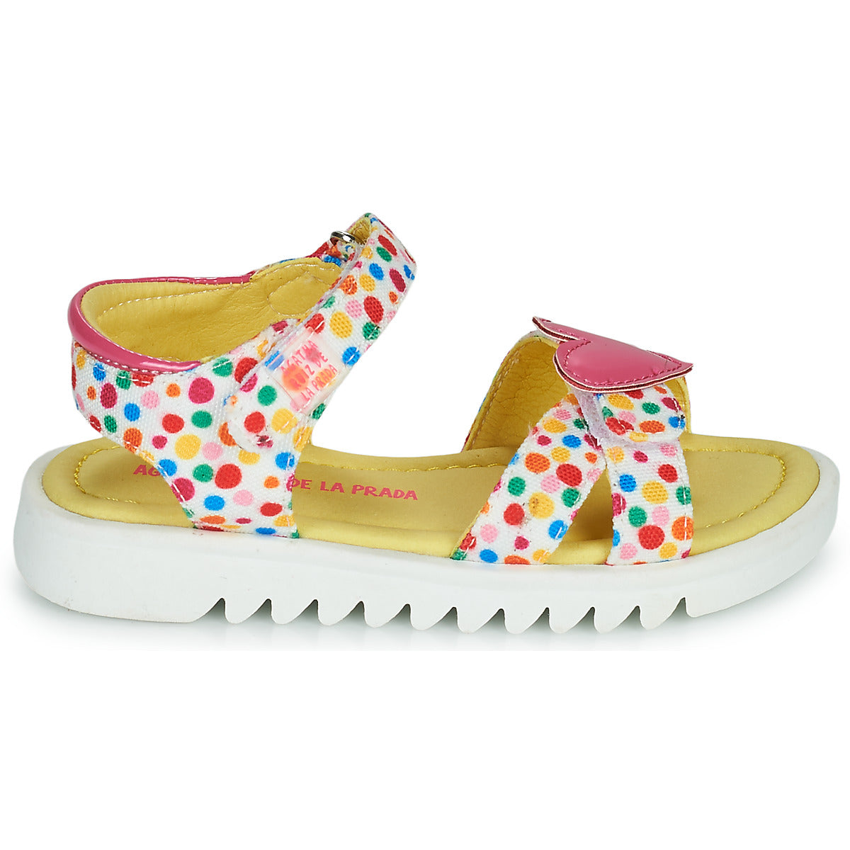 Sandali bambini ragazza Agatha Ruiz de la Prada SMILES Bianco