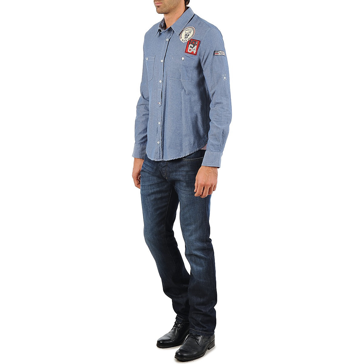 Camicia a maniche lunghe Uomo Mr Marcel NEBRASKA Blu