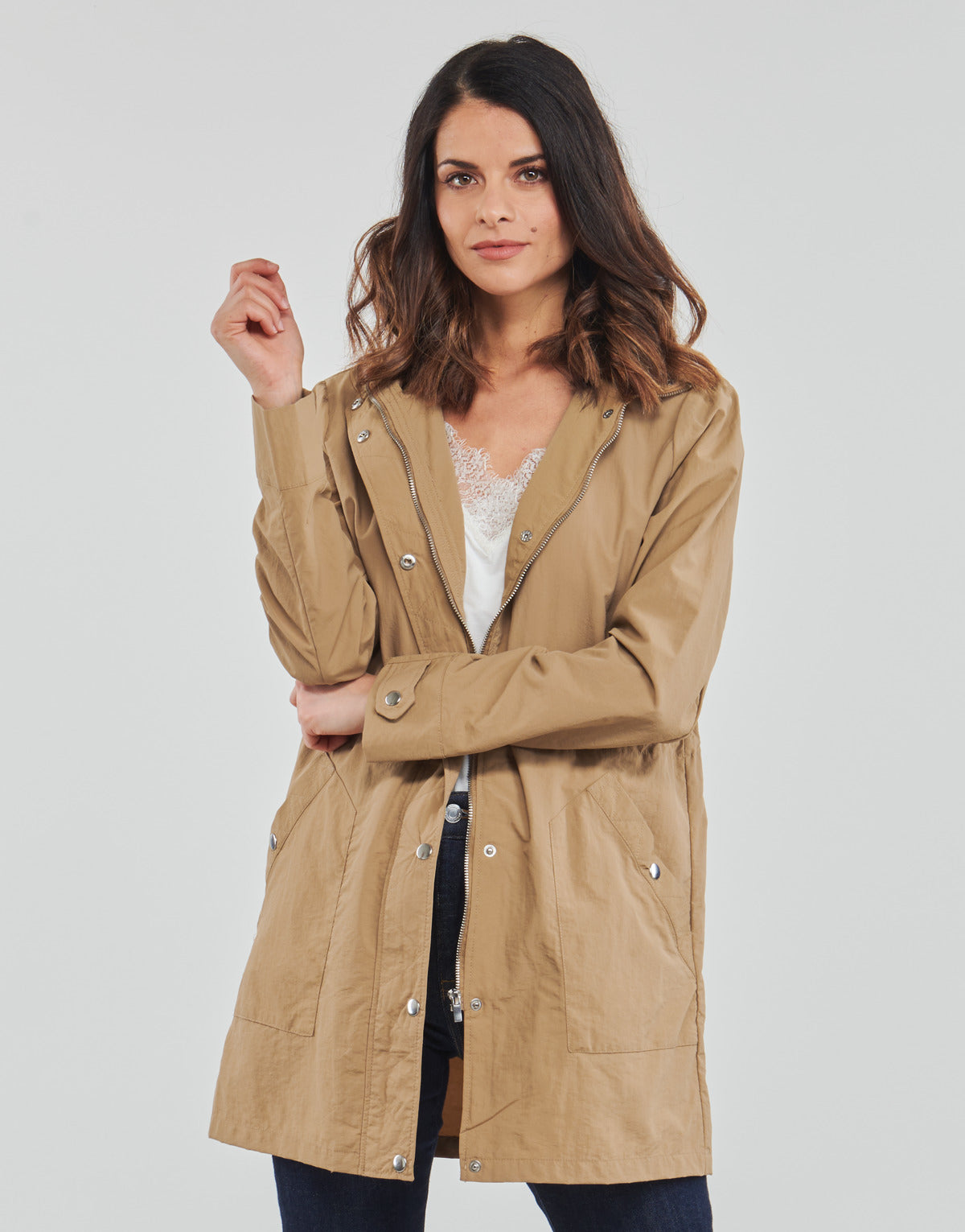 Parka Donna Vila  VIBIMI  Marrone