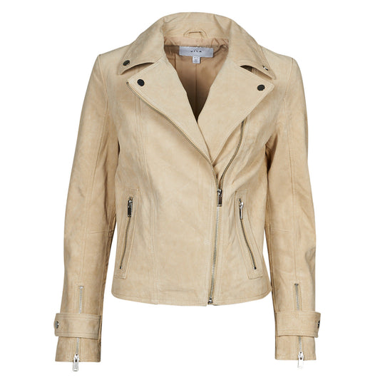 Giacca in pelle Donna Vila VIKIRAN Beige