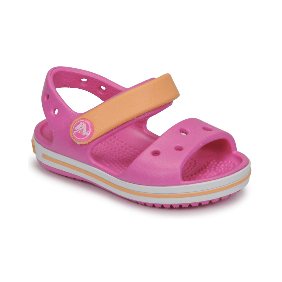 Sandali bambini ragazza Crocs  CROCBAND SANDAL KIDS  Rosa