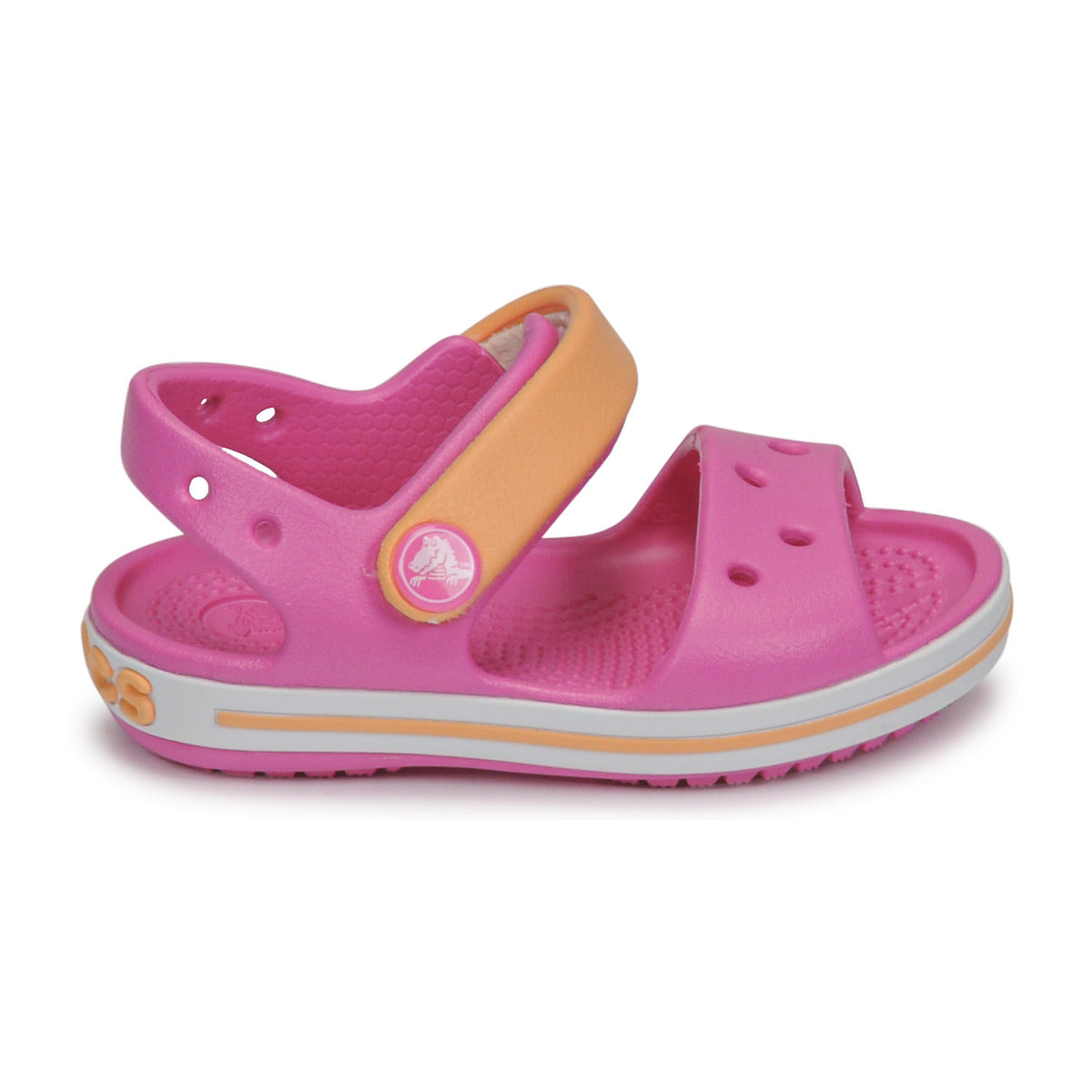 Sandali bambini ragazza Crocs  CROCBAND SANDAL KIDS  Rosa