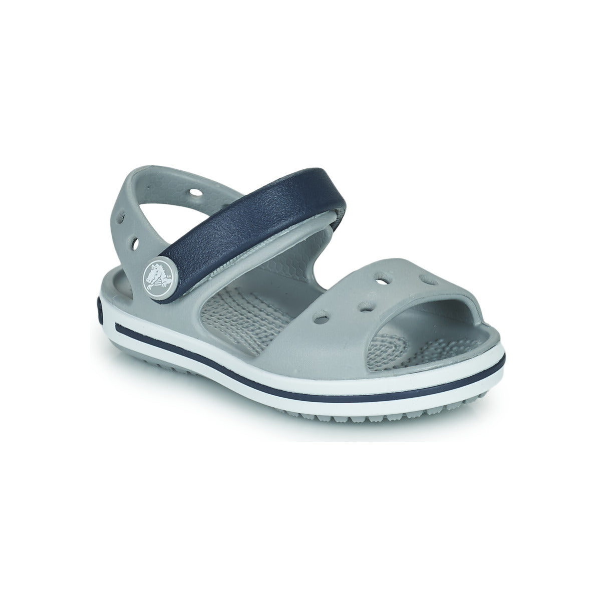 Sandali bambini ragazza Crocs  CROCBAND SANDAL KIDS  Grigio