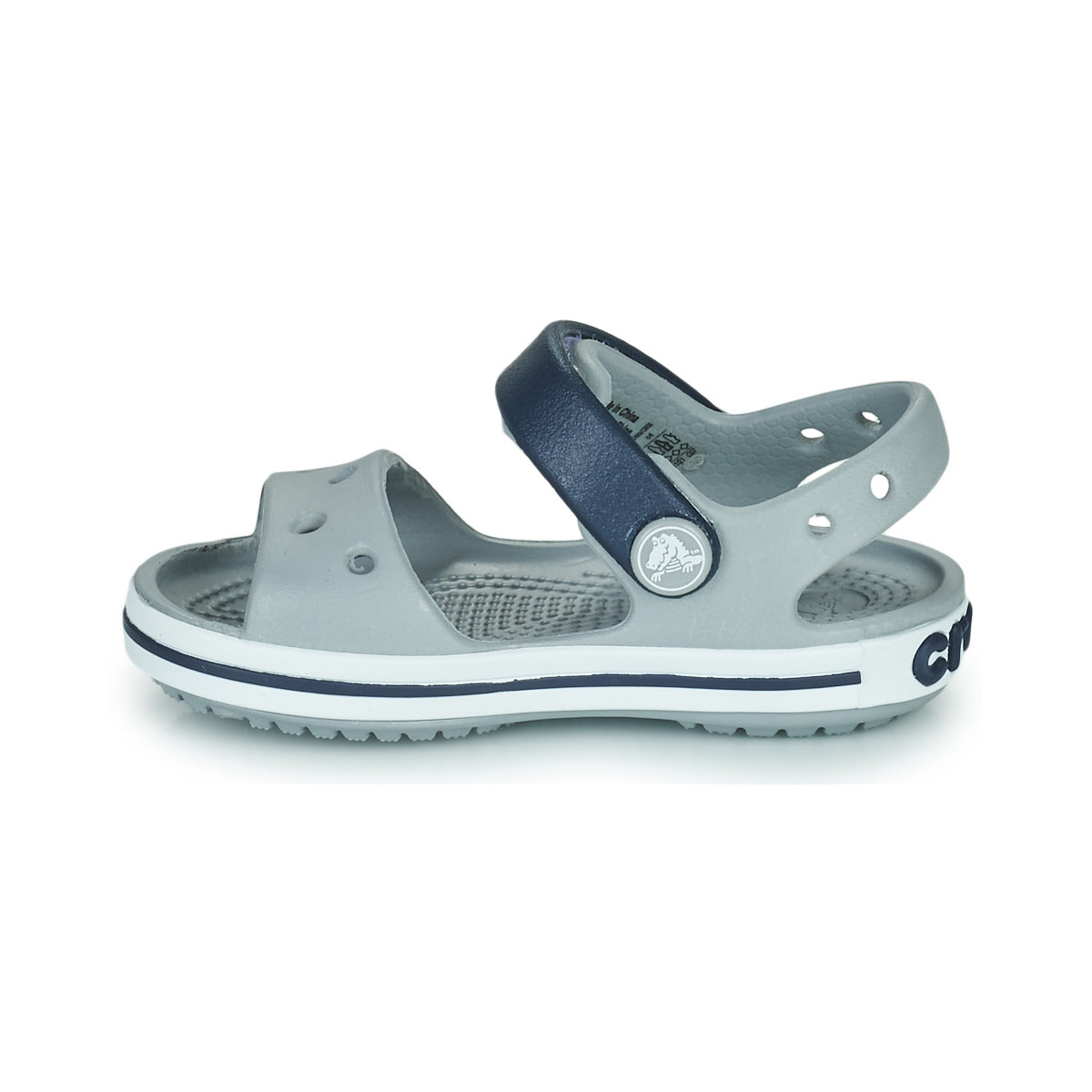 Sandali bambini ragazza Crocs  CROCBAND SANDAL KIDS  Grigio
