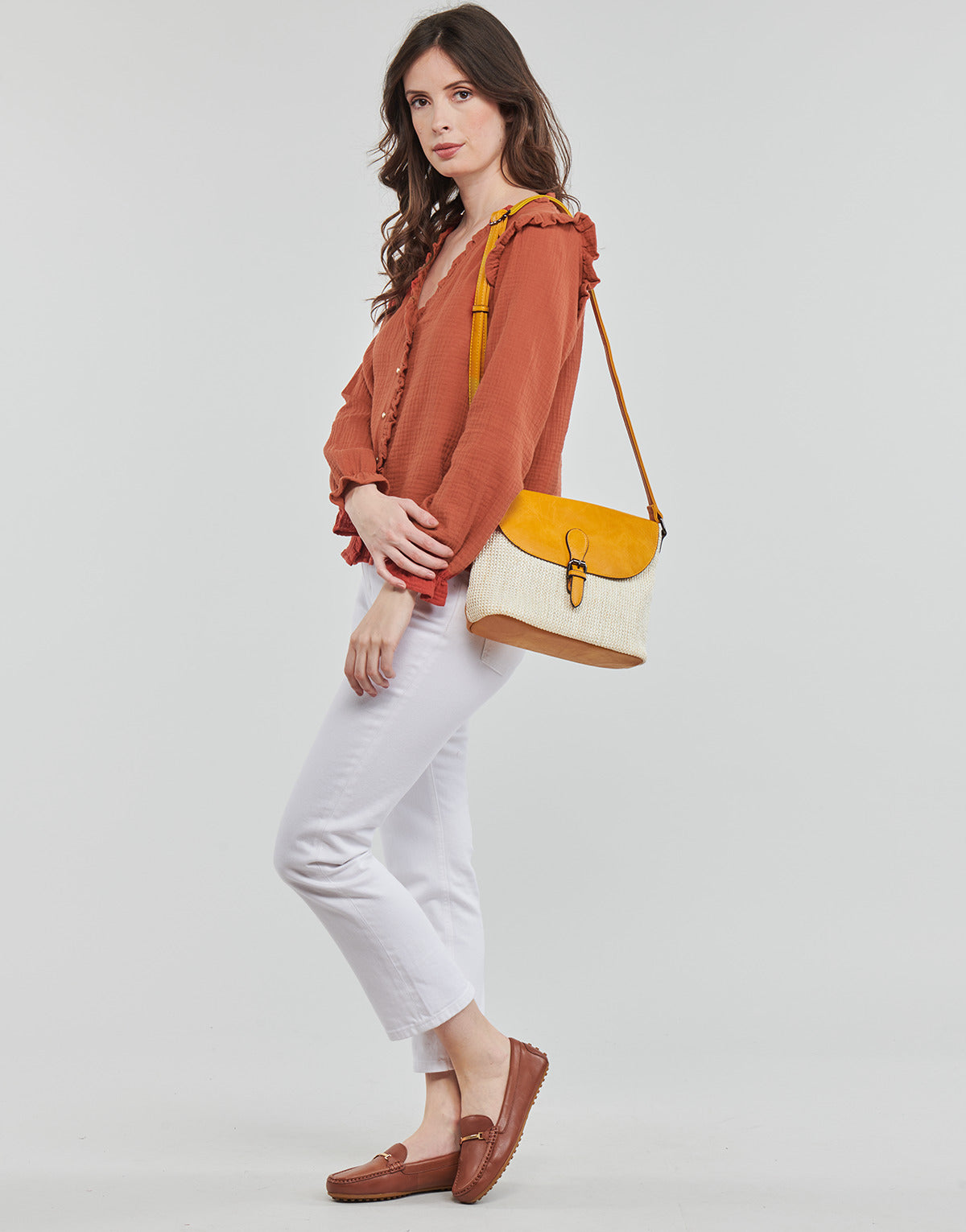 Camicetta Donna Betty London JELLY Marrone