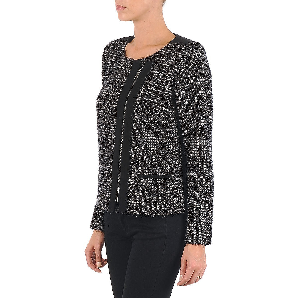 Giacca Donna Lola VIE LUREX Nero