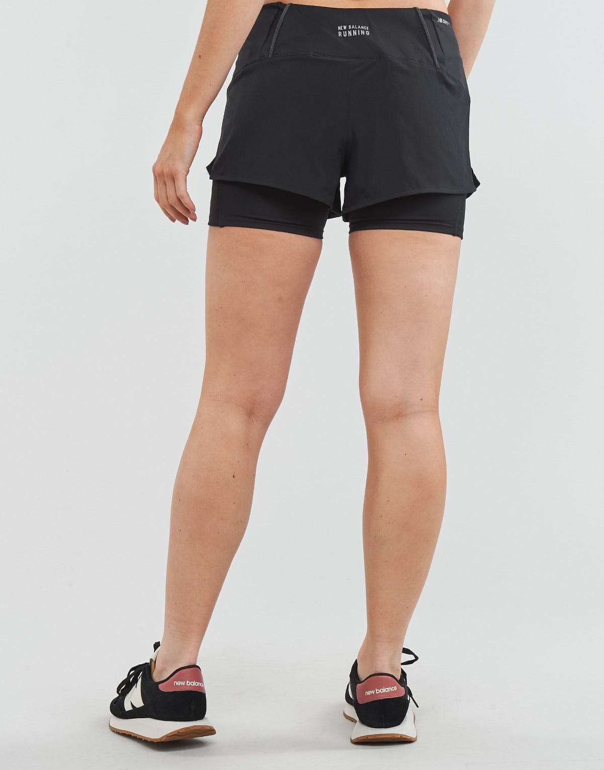 Shorts Donna New Balance IMPT RUN 2 IN 1 Nero