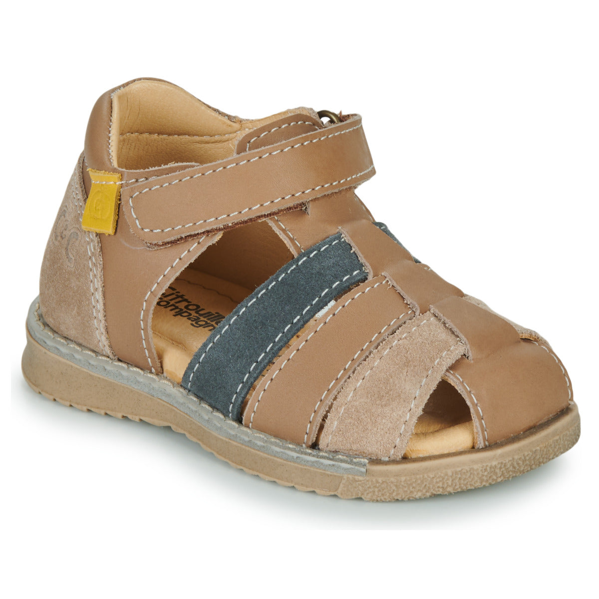 Sandali bambini ragazzo Citrouille et Compagnie  FRINOUI  Marrone