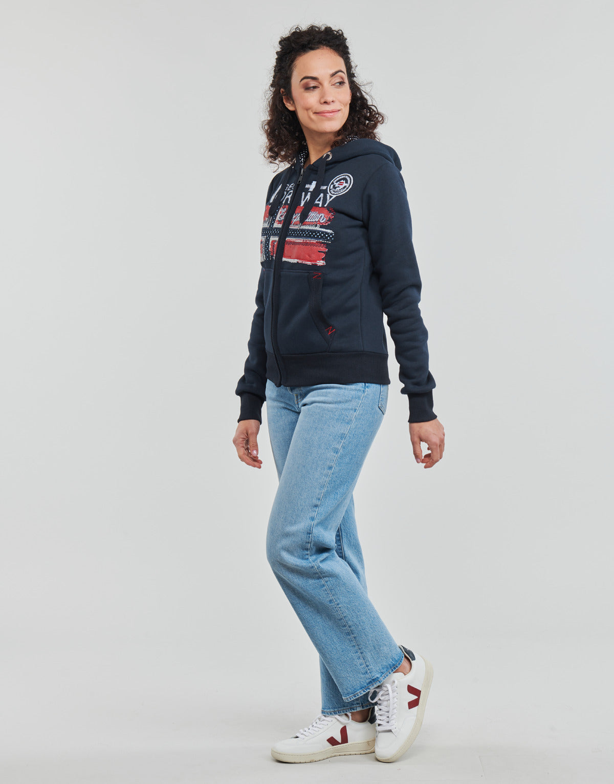 Felpa Donna Geographical Norway FARLOTTE Blu