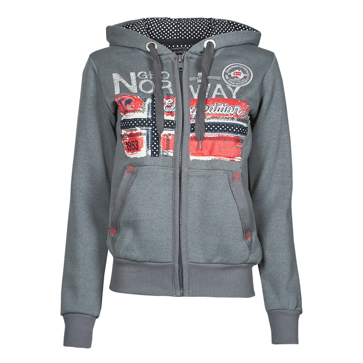 Felpa Donna Geographical Norway FARLOTTE Grigio
