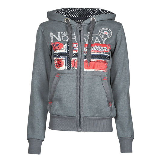 Felpa Donna Geographical Norway FARLOTTE Grigio