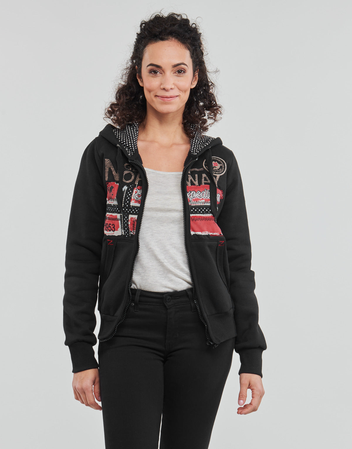 Felpa Donna Geographical Norway FARLOTTE Nero