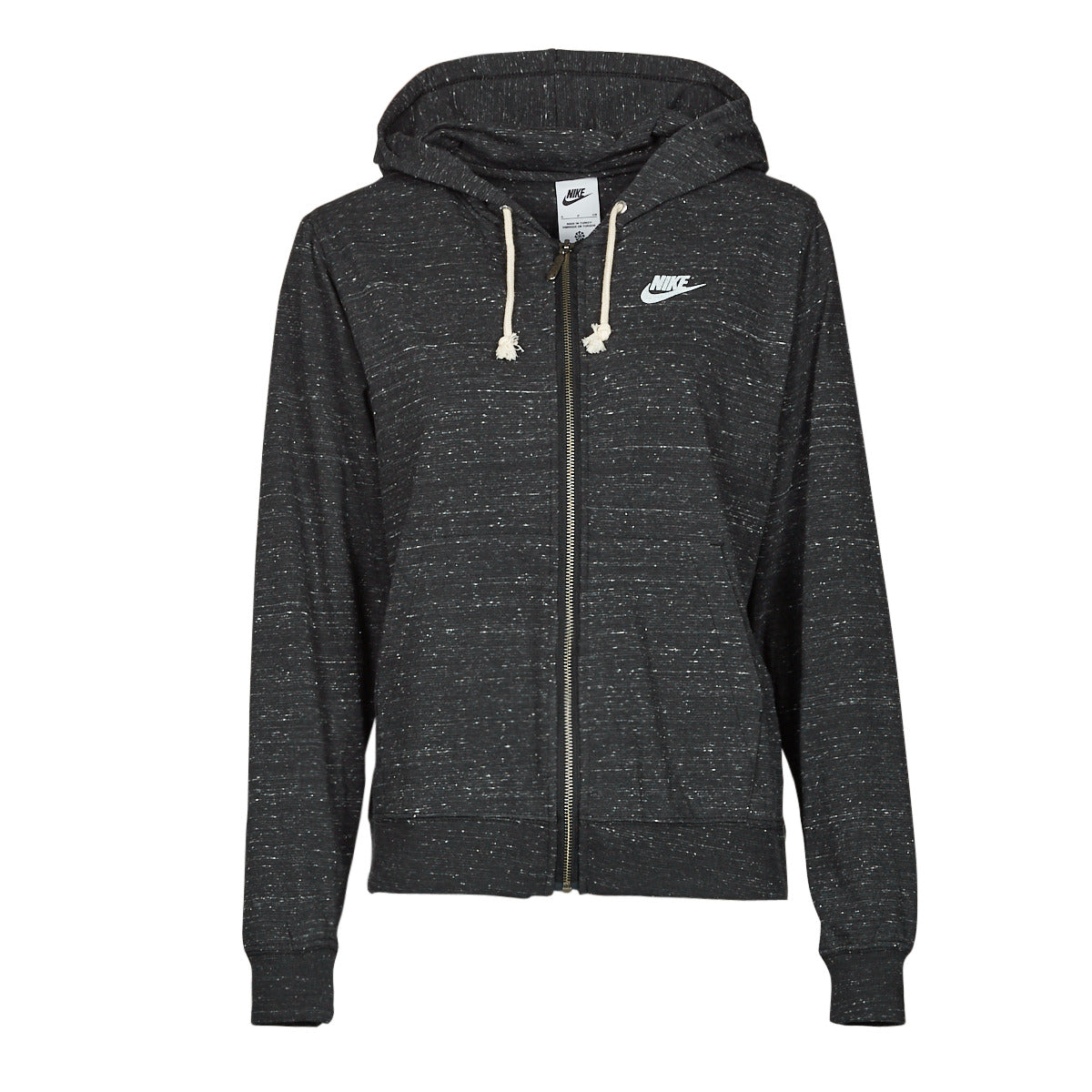 Felpa Donna Nike  Full-Zip Hoodie  Nero